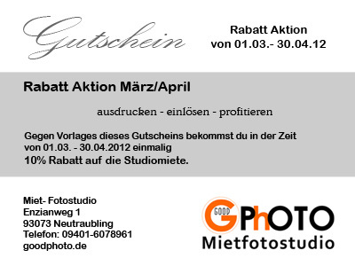 GoodPhoto Angebot März/April 2012