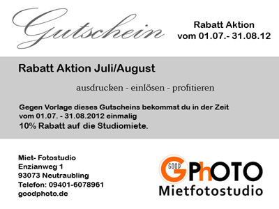 GoodPhoto Angebot im Juli/August 2012