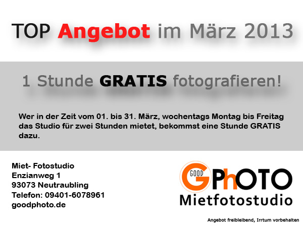 TOP Angebot im März 2013