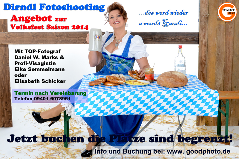 Dirndl Fotoshooting