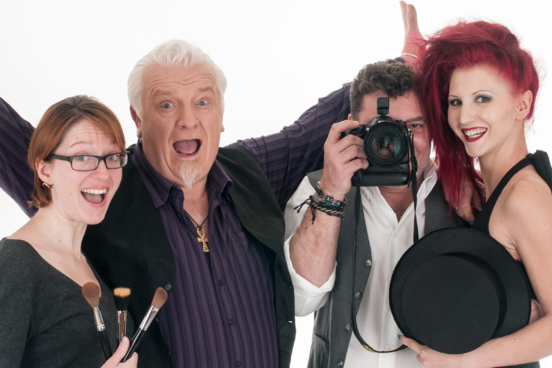 Fotoshooting mit Rudy Christl