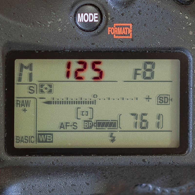Kameraeinstellungen Belichtungszeit