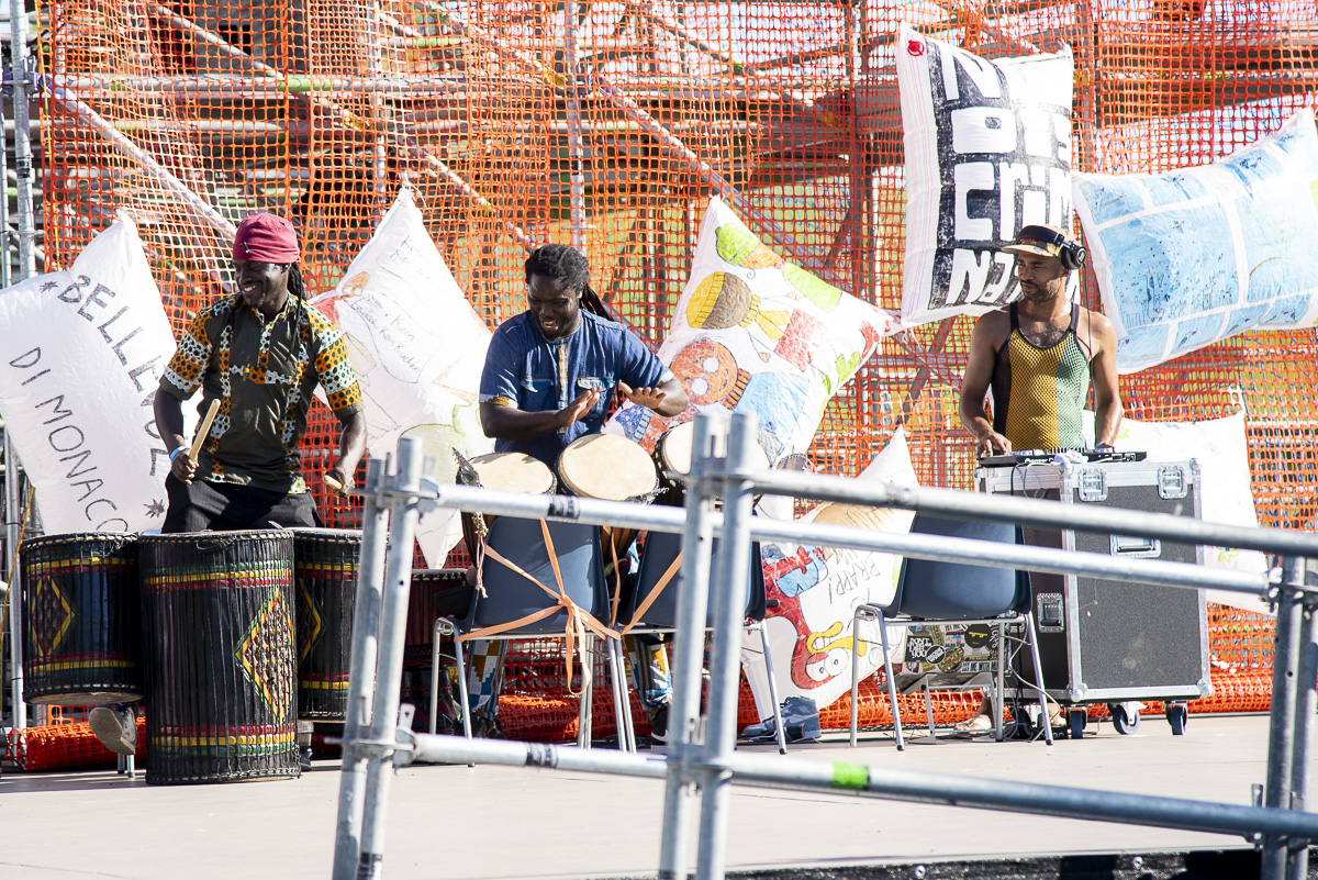 DJ Sala München bei der Fashionshow im Olympiapark München